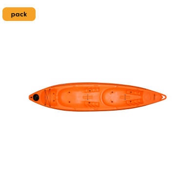 ROAMER 2 Orange + CANVAS SEAT + DRY TUBE CS 5 Pink + MULTI-PURPOSE ALLOY 2PC 220CM 220CM,  White